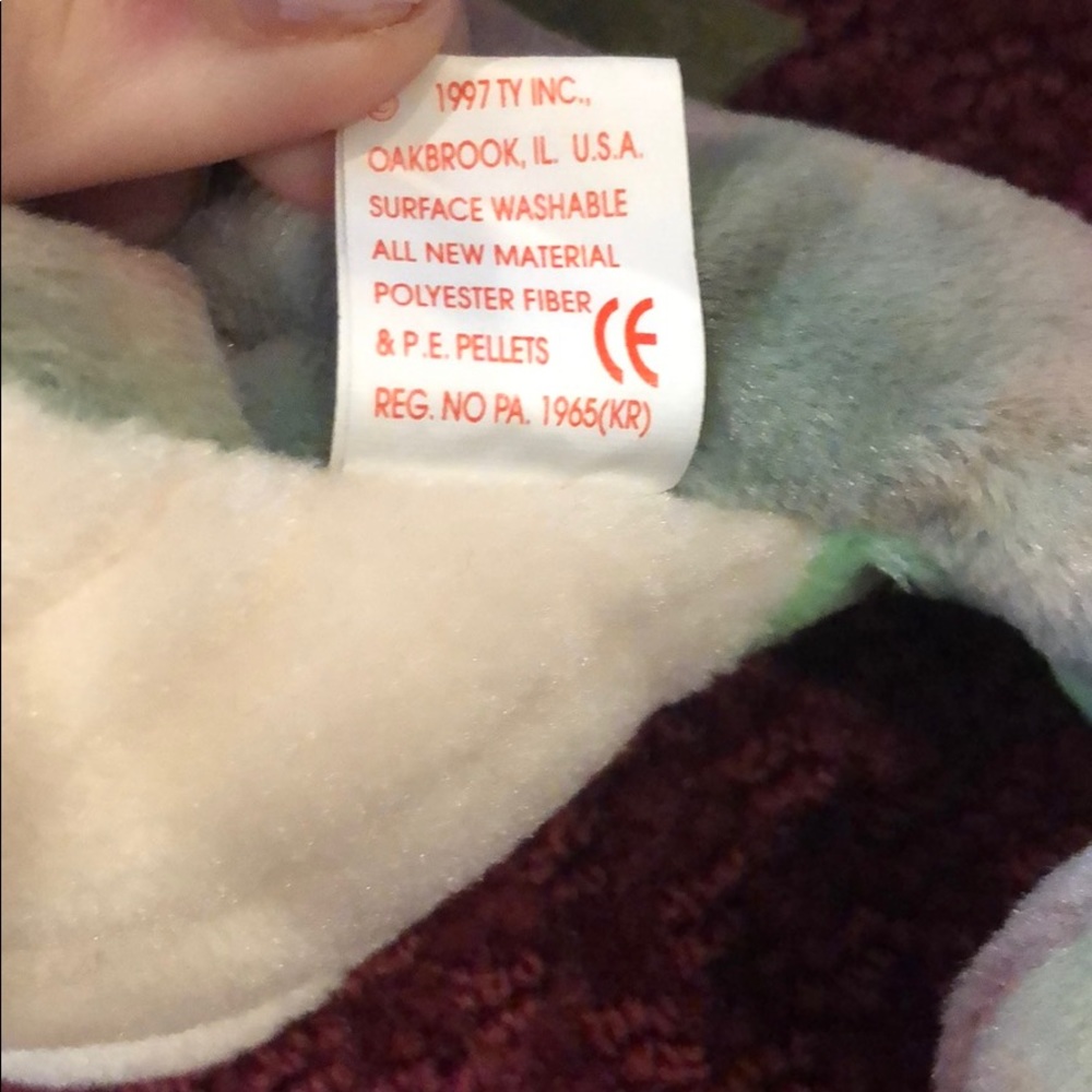 TY Beanie Baby Iggy the Iguana Rare - Picture 4 of 5